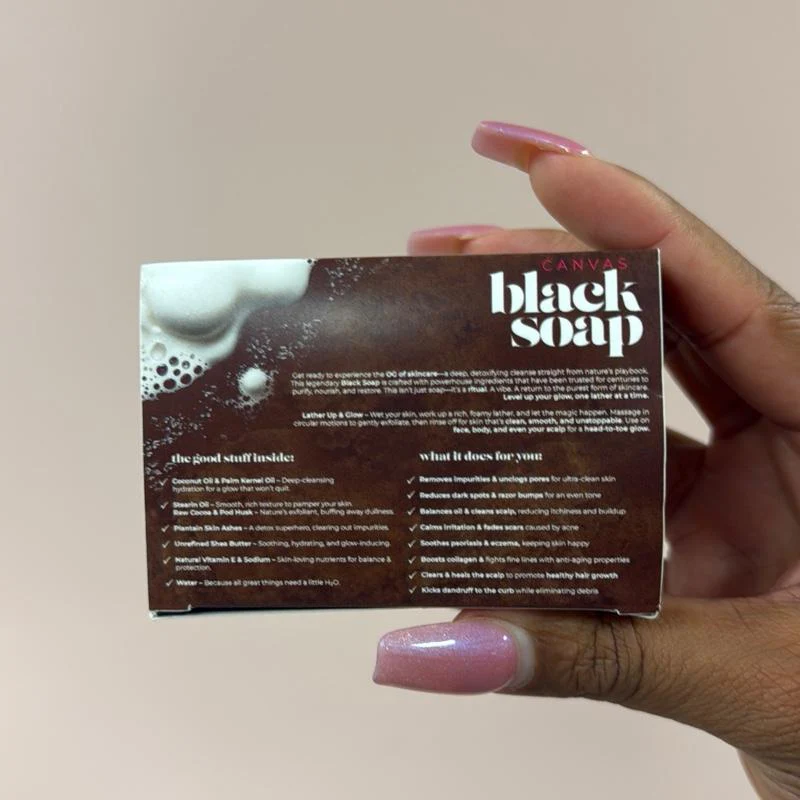 CANVAS SOAP: BLACK SOAP - Image 2