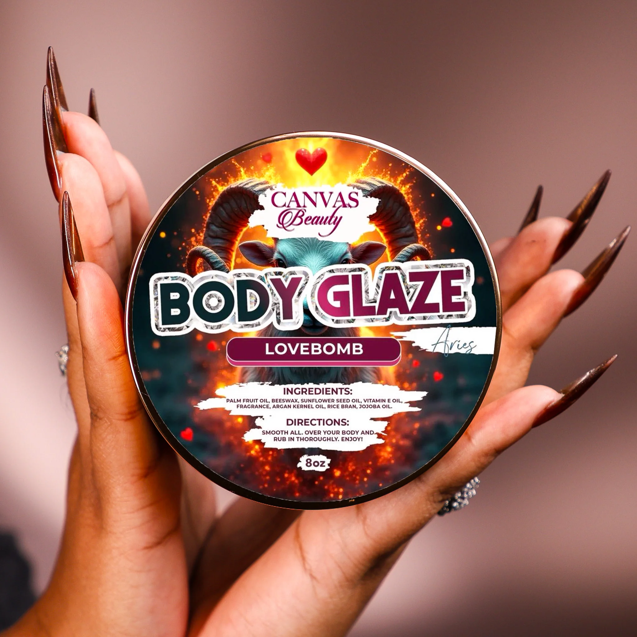 Inspired by Zodiac BODY GLAZE: LOVEBOMB (ARIES)