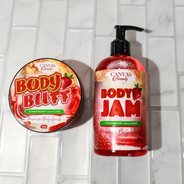 JAM & BUFF DUO: STRAWBERRY SHORTCAKE