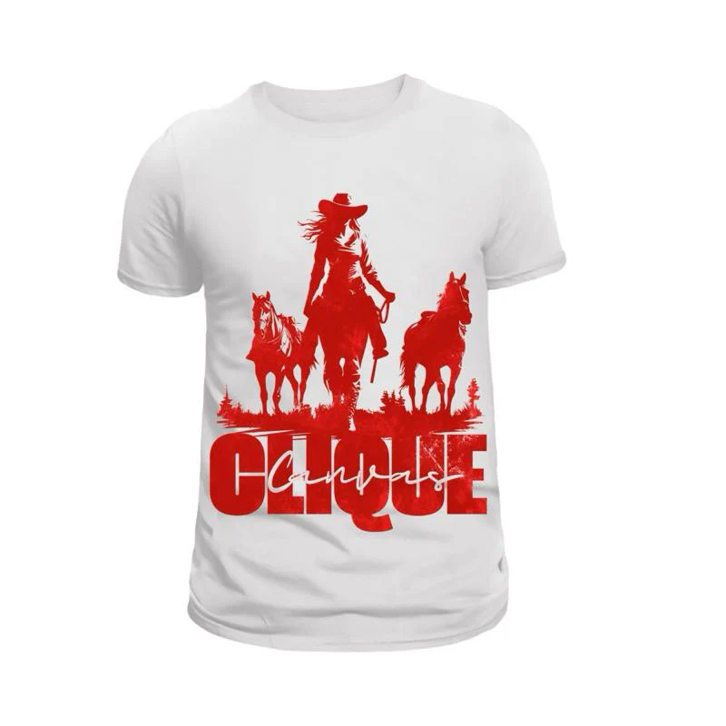 Trail Ride CANVAS CLIQUE T-Shirt- SMALL