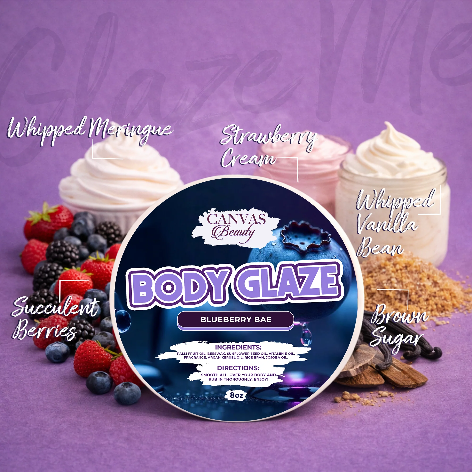 (NEW) BODY GLAZE: BLUEBERRY BAE - Image 3