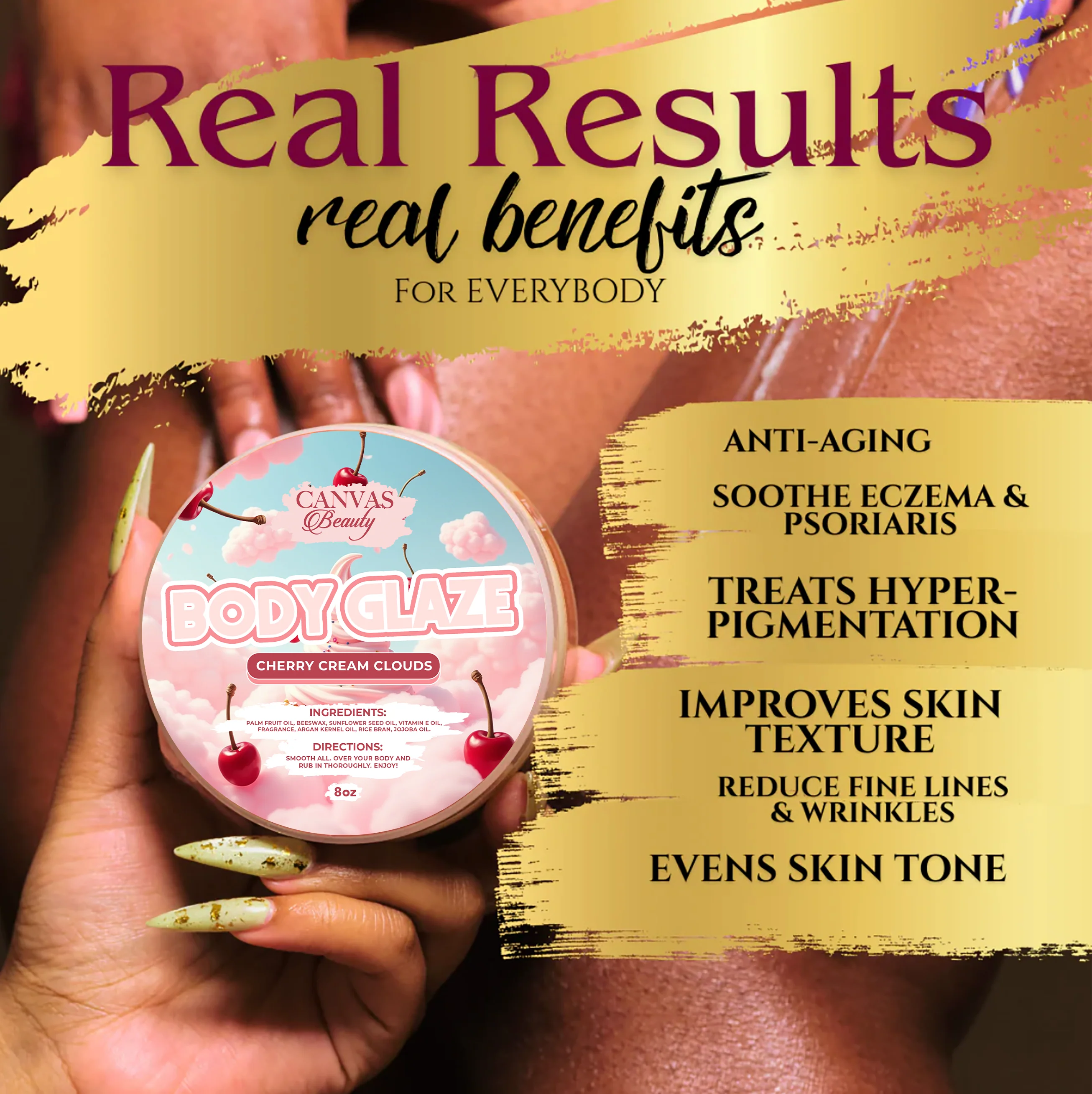 (NEW) BODY GLAZE: CHERRY CREAM CLOUDS - Image 2