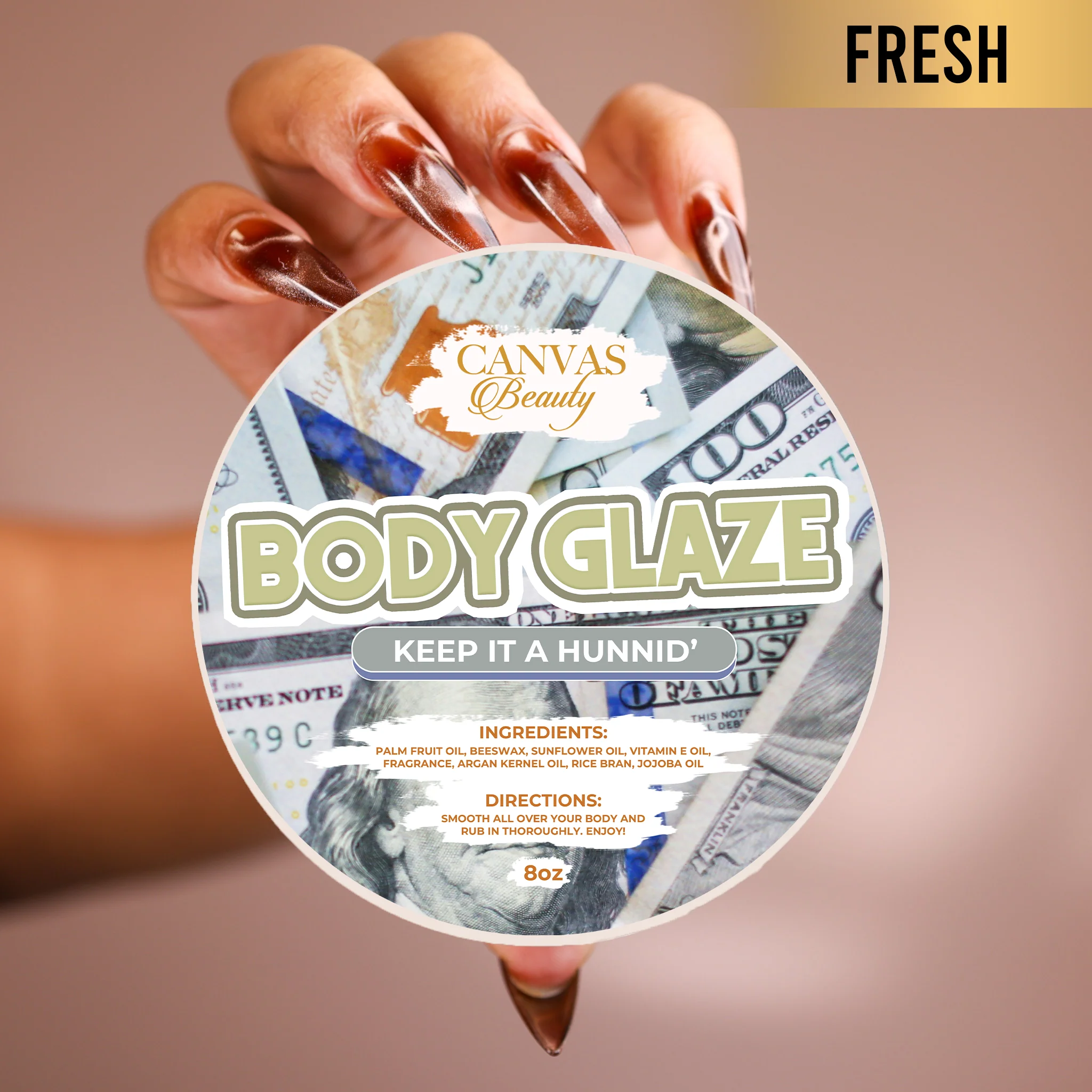 (NEW) BODY GLAZE: KEEP IT A HUNNID (Unisex) - Image 4
