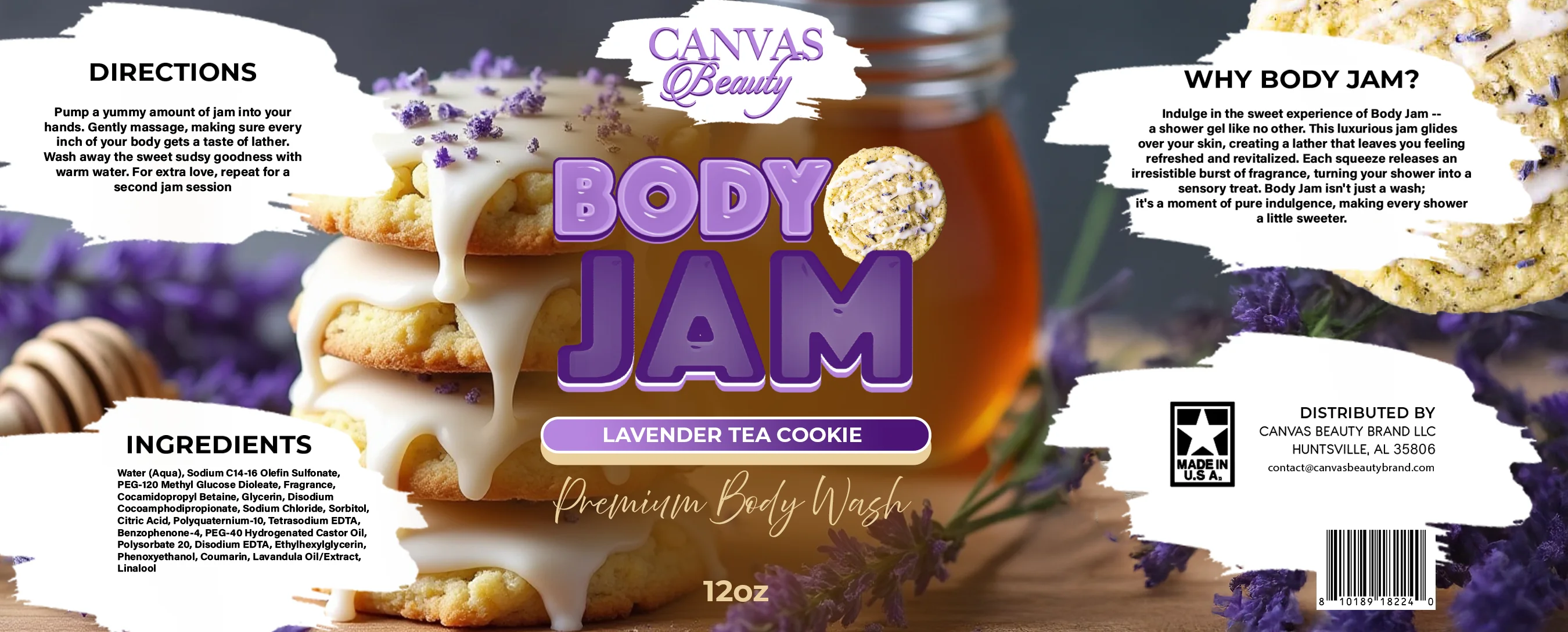 (NEW) BODY JAM: LAVENDER TEA COOKIE