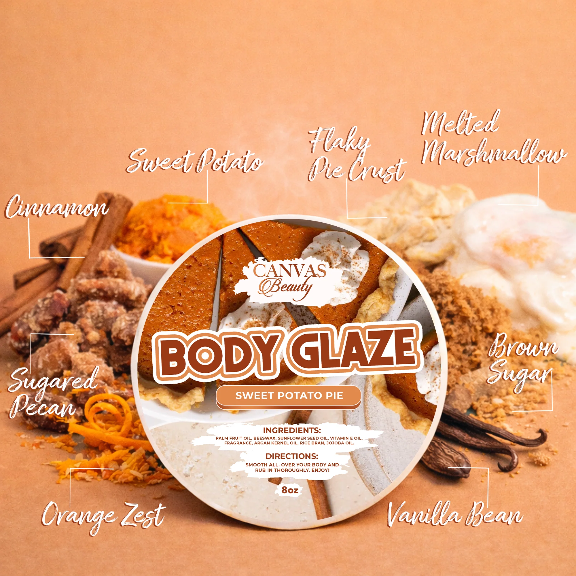 (NEW) BODY GLAZE: SWEET POTATO PIE - Image 3