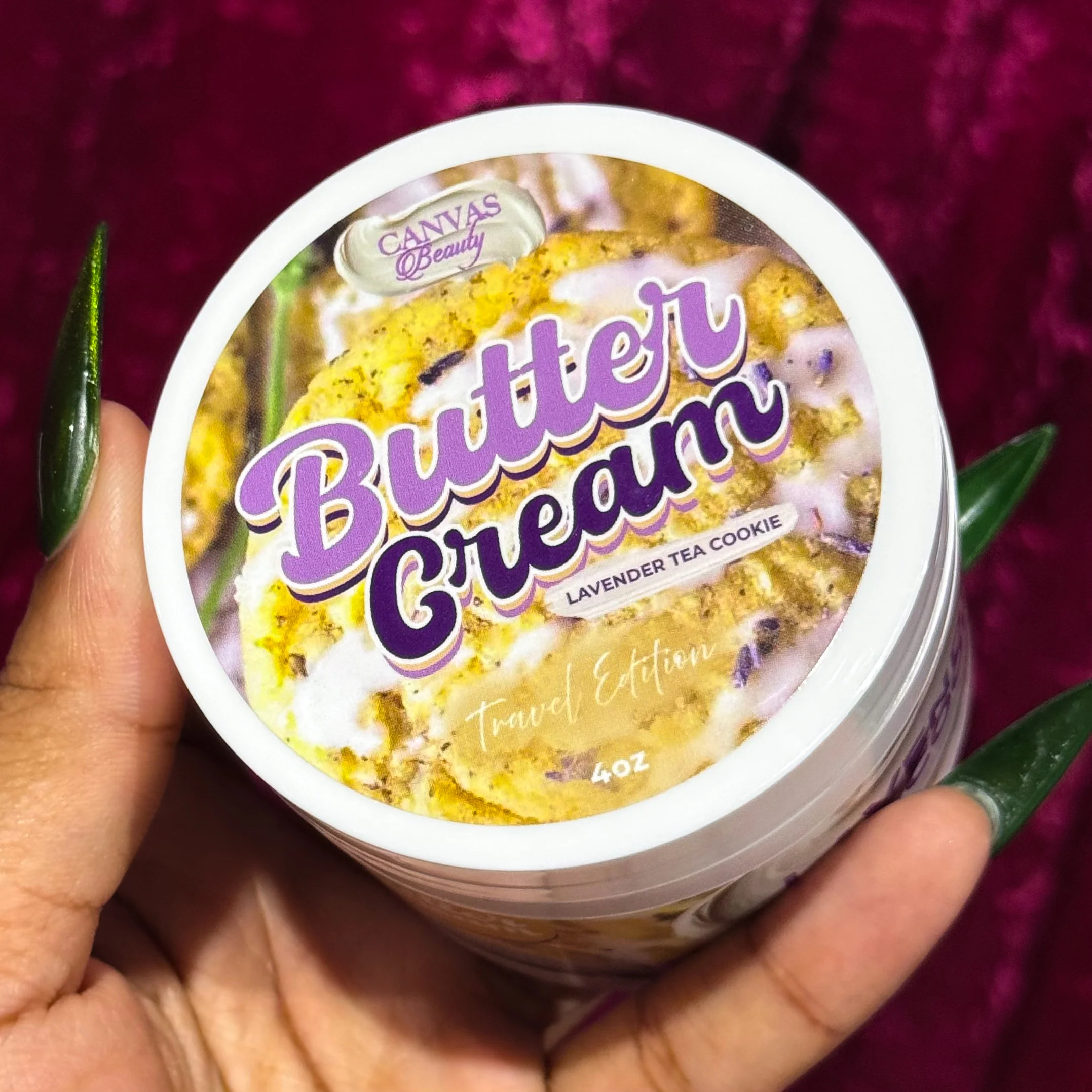 (NEW) TRAVEL BUTTER CREAM: LAVENDER TEA COOKIE