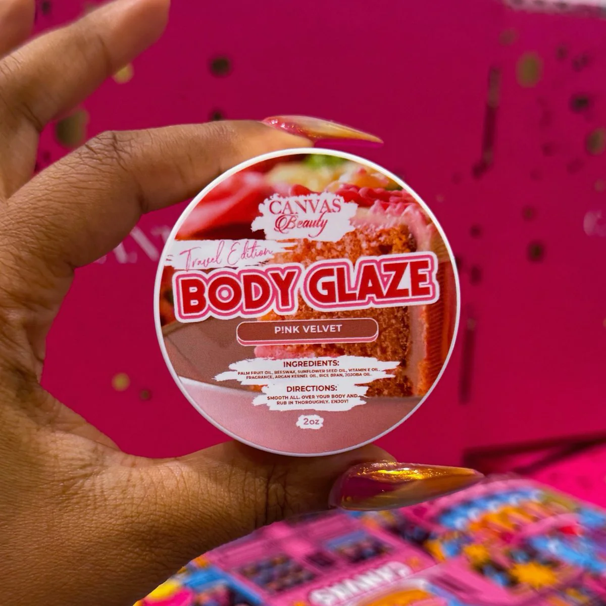 (NEW) TRAVEL GLAZE: PINK VELVET - Image 3