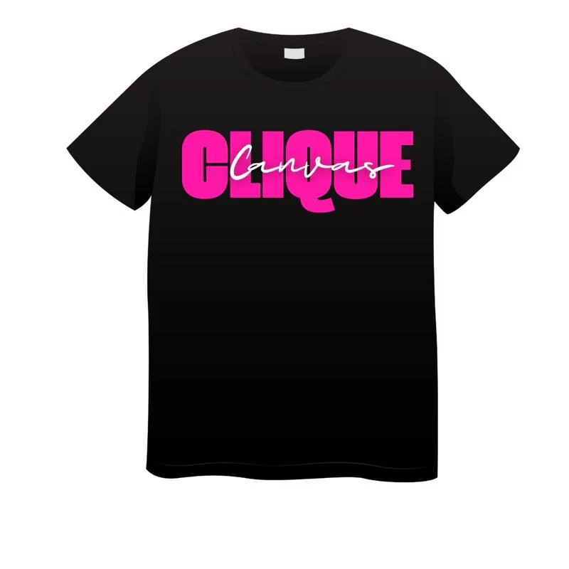 PINK CLIQUE TEE 2XL
