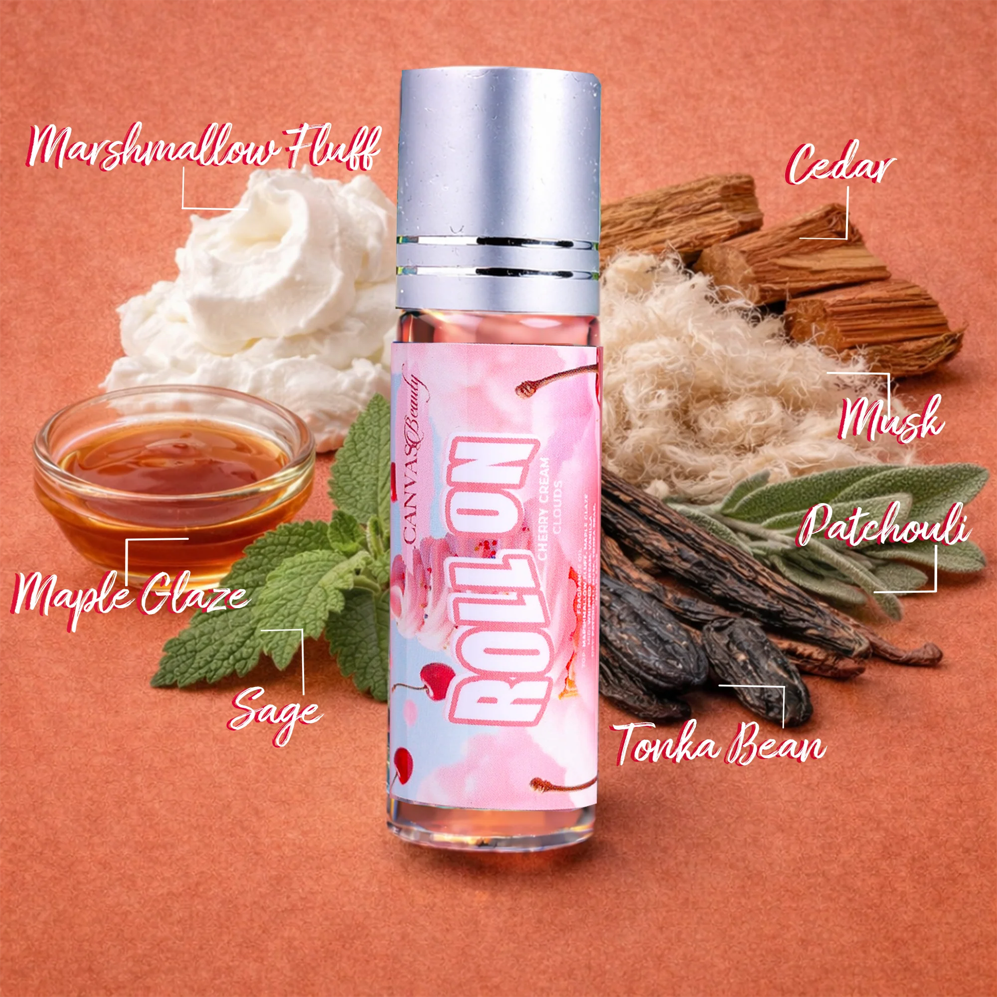 ROLL ON FRAGRANCE OIL: CHERRY CREAM CLOUDS - Image 2