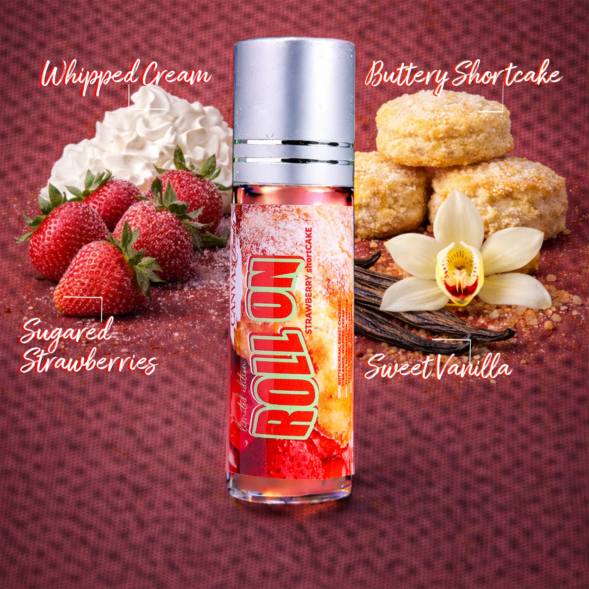 ROLL ON FRAGRANCE OIL: STRAWBERRY SHORTCAKE - Image 3