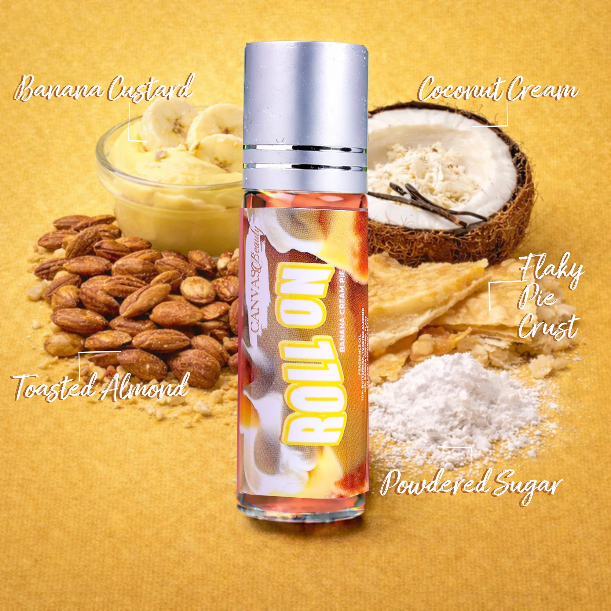 ROLL ON FRAGRANCE OIL: BANANA CREAM PIE - Image 2